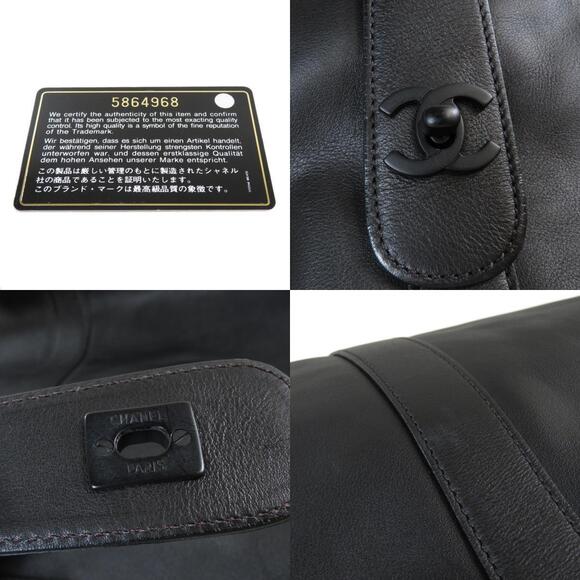 Chanel Coco Mark Lambskin Handbag Shoulder Bags